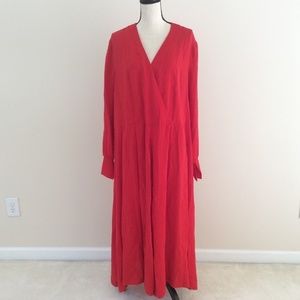 H&M long sleeve maxi dress